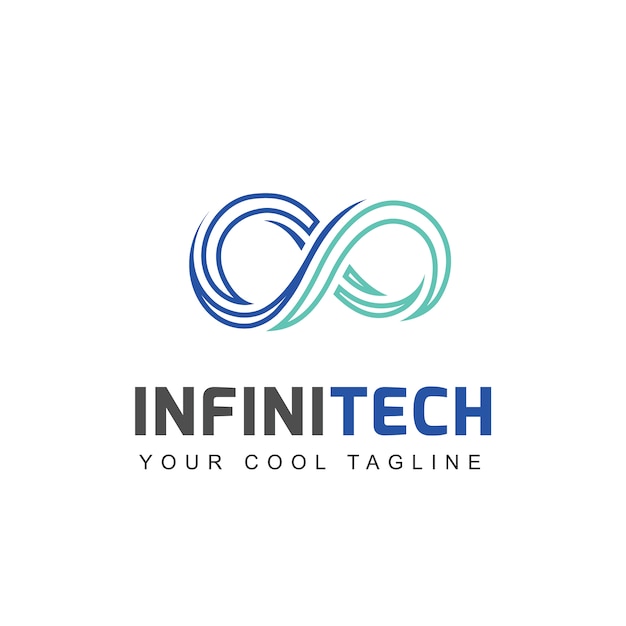 Logo con diseño infinito