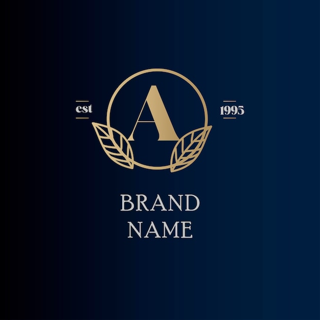 Logo con diseño lujoso