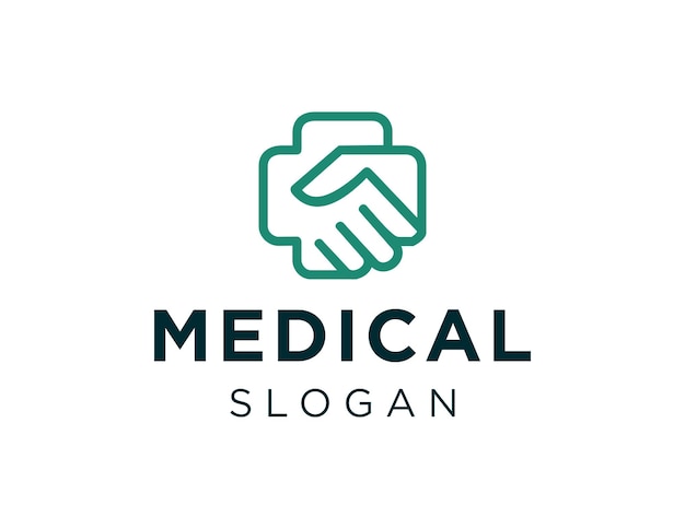 Logo con diseño médico