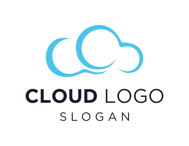 Logo con diseño de nube