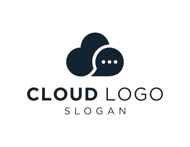 Logo con diseño de nube