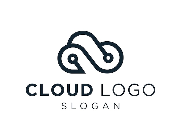 Logo con diseño de nube