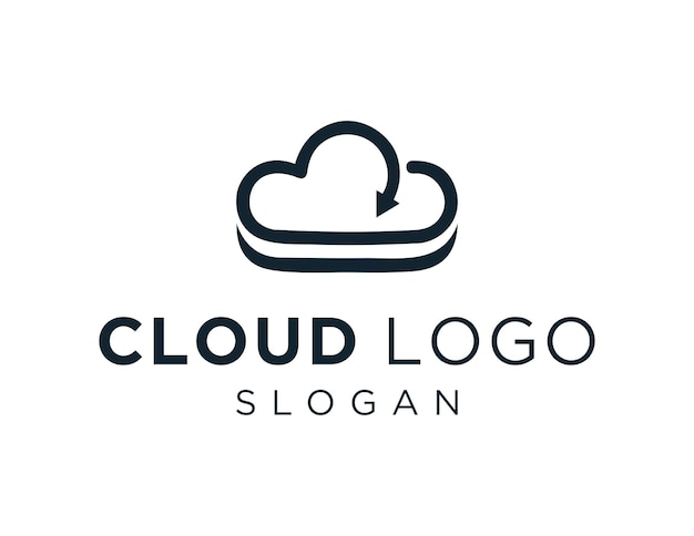Logo con diseño de nube
