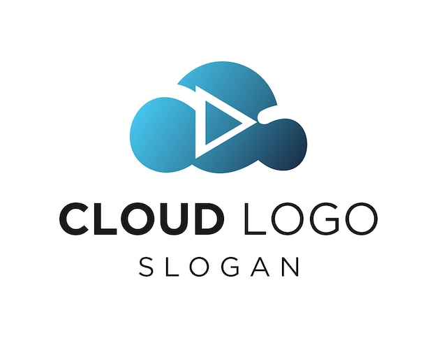 Logo con diseño de nube