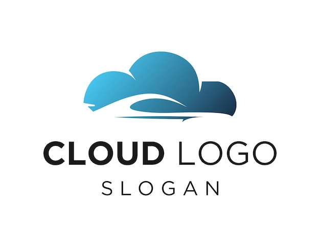 Logo con diseño de nube