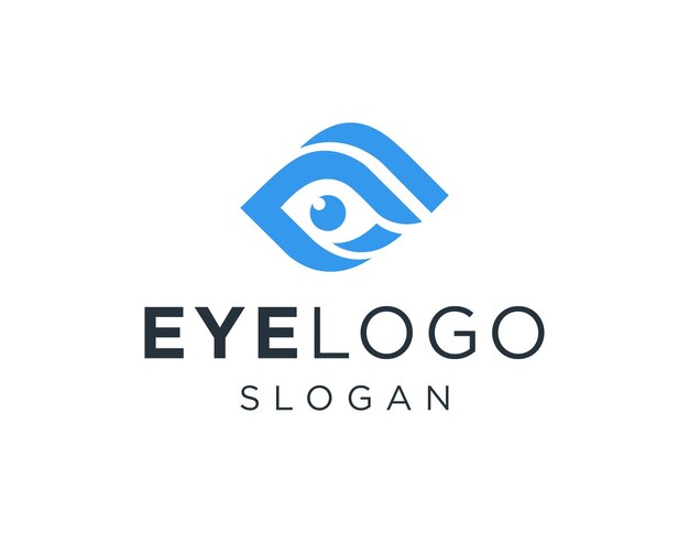 Logo con diseño de ojo