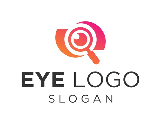 Logo con diseño de ojo