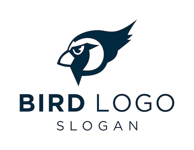 Logo con diseño de pájaro
