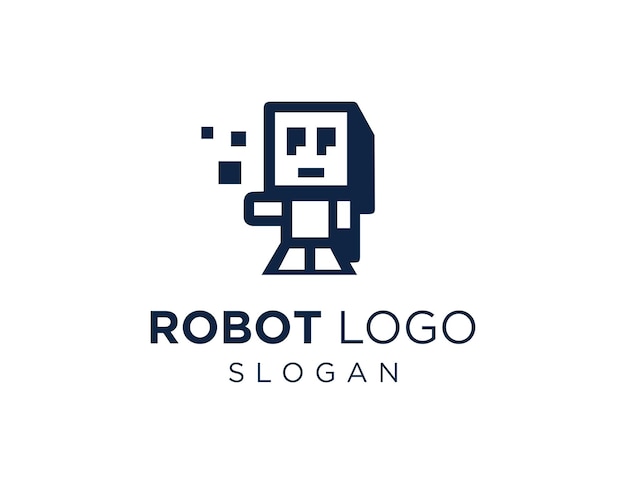 Logo con diseño de robot