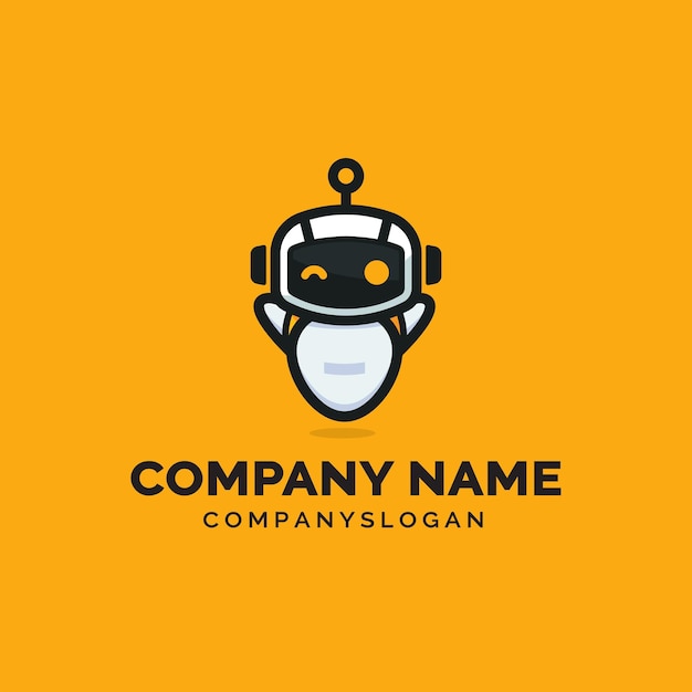 Logo con diseño de robot
