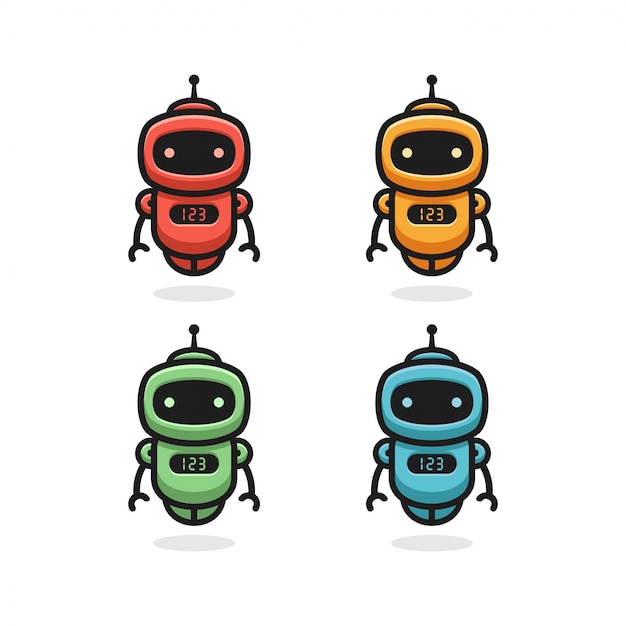 Logo con diseño de robot