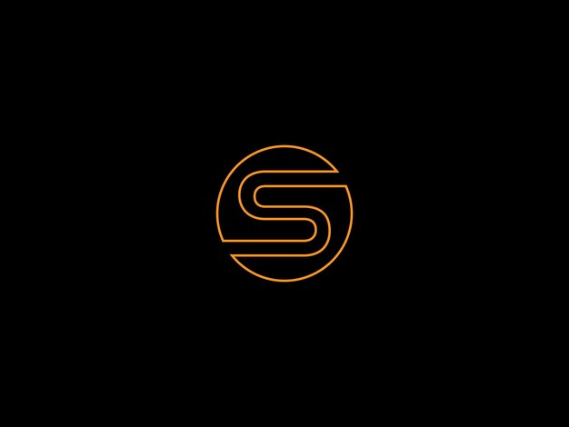 Logo con diseño de s
