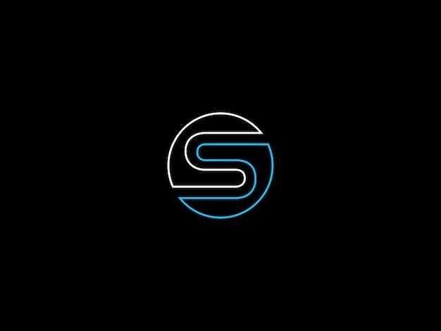 Logo con diseño de s