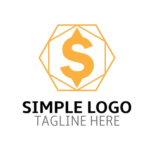 Logo con diseño de s