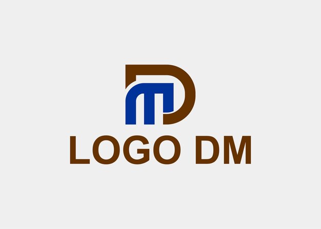 LOGO DM LÍNEA LETRA NOMBRE DE LA EMPRESA