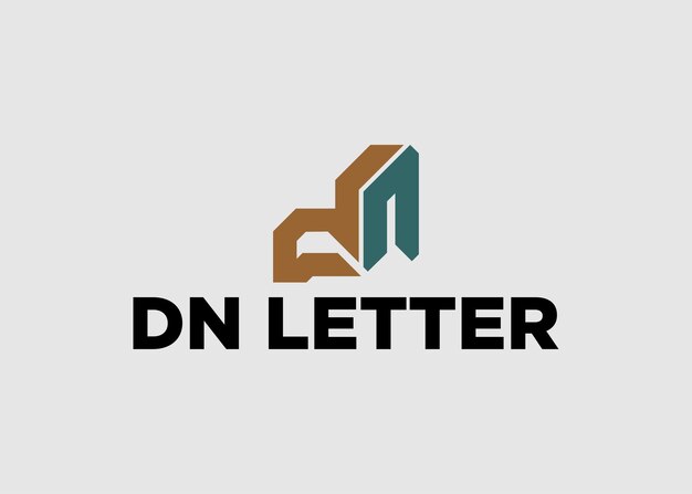 logo dn letra nombre de la empresa