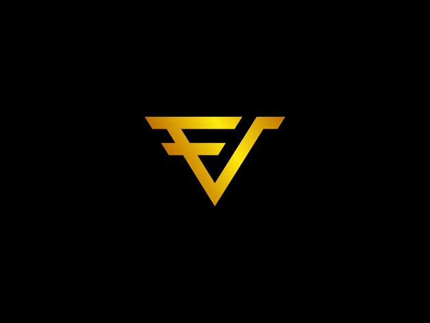 Logo dorado y negro con el título 'logo para una tienda de aplicaciones'
