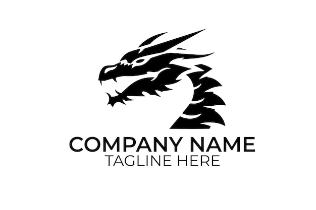 logo de dragon vector