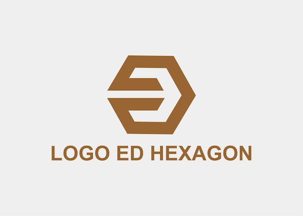 LOGO ED LINE HEXAGON NOMBRE DE LA EMPRESA