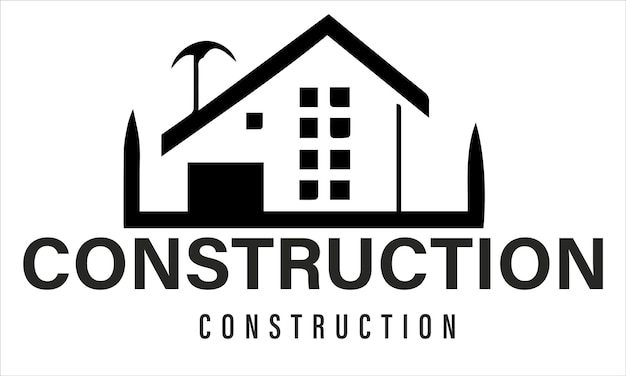 Un logo para empresa constructora que diga "construcción".