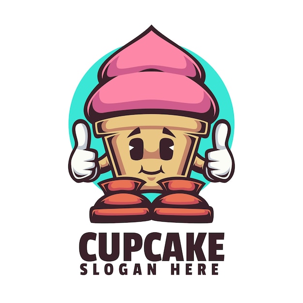 Vector logo para una empresa de cupcakes