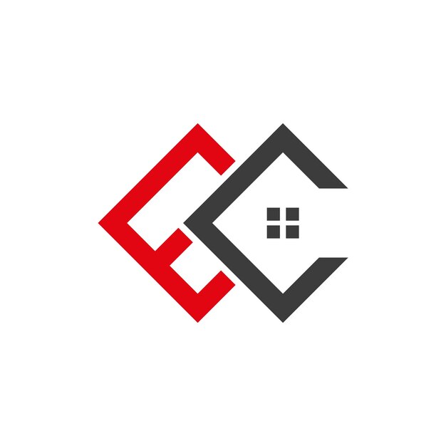 Un logo para la empresa ecc y c.