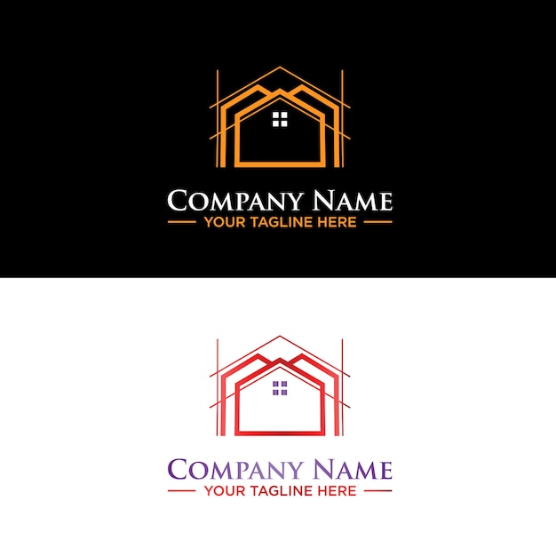 Un logo para una empresa inmobiliaria