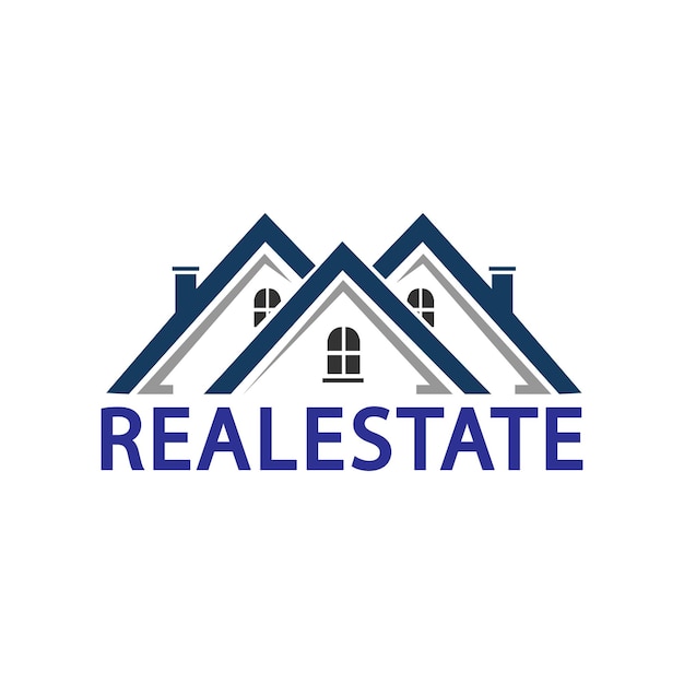 Un logo para una empresa inmobiliaria