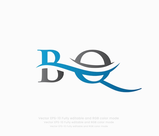 Un logo para una empresa llamada bq.