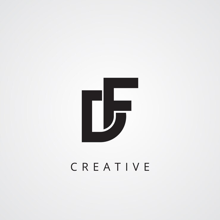 Vector un logo para una empresa llamada df.