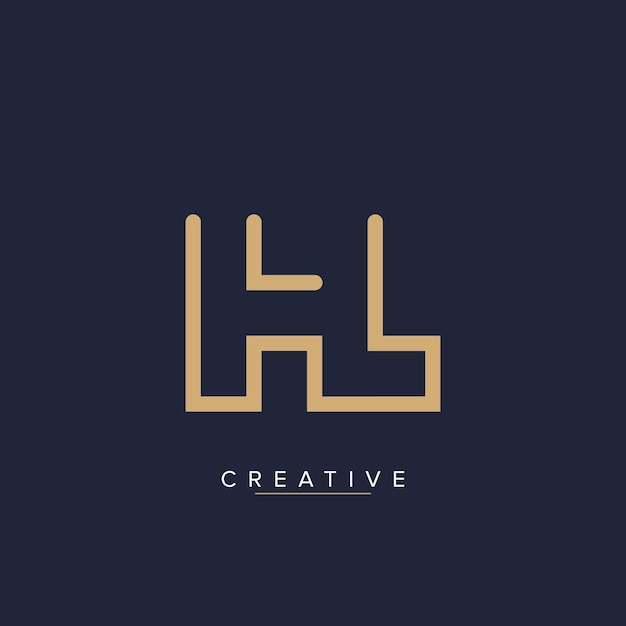 Un logo para una empresa llamada hl.