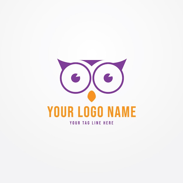 Un logo para una empresa llamada owl.