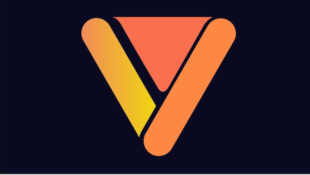 Vector un logo para una empresa llamada v.