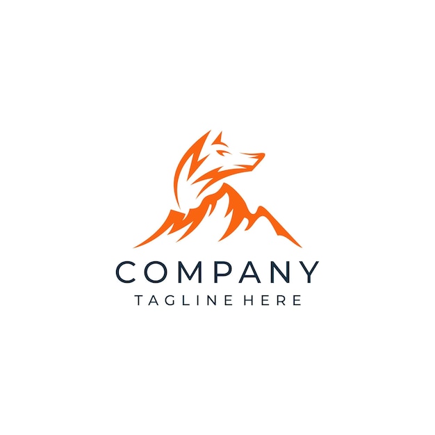 Un logo para una empresa llamada wolf