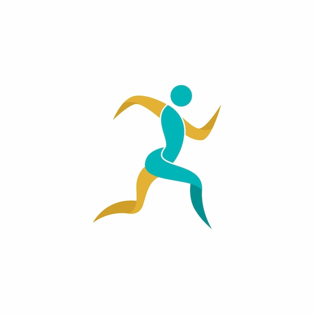 Un logo para una empresa de running que diga "running".