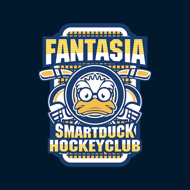 Vector logo del equipo de hockey