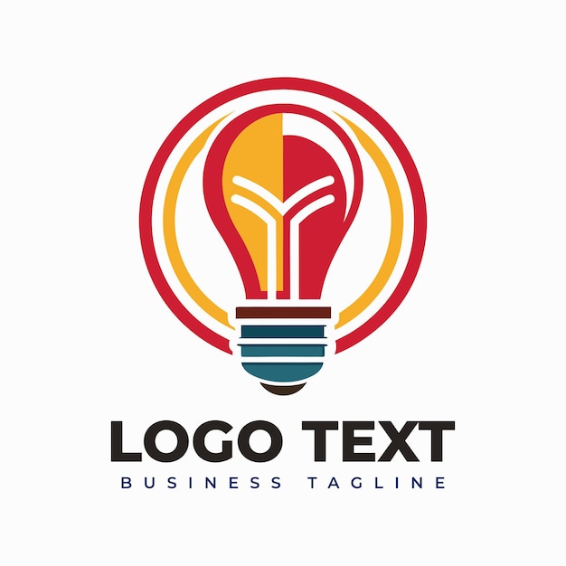 Logo con forma de bombilla
