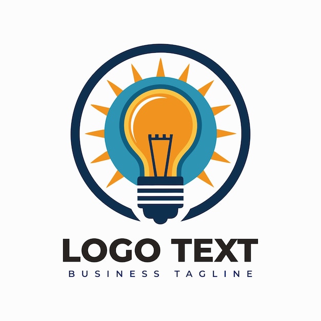 Logo con forma de bombilla