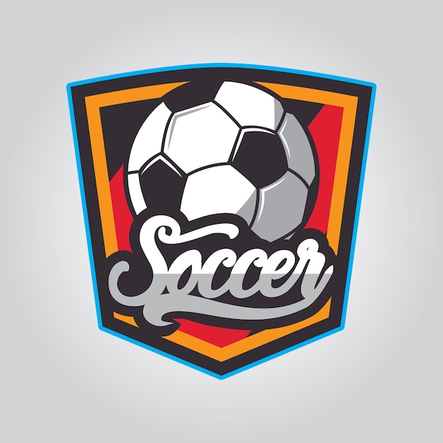 Logo de fútbol logo americano