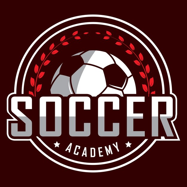 Logo de fútbol logo americano