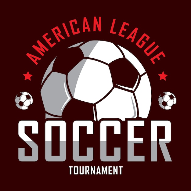 Logo de fútbol logo americano