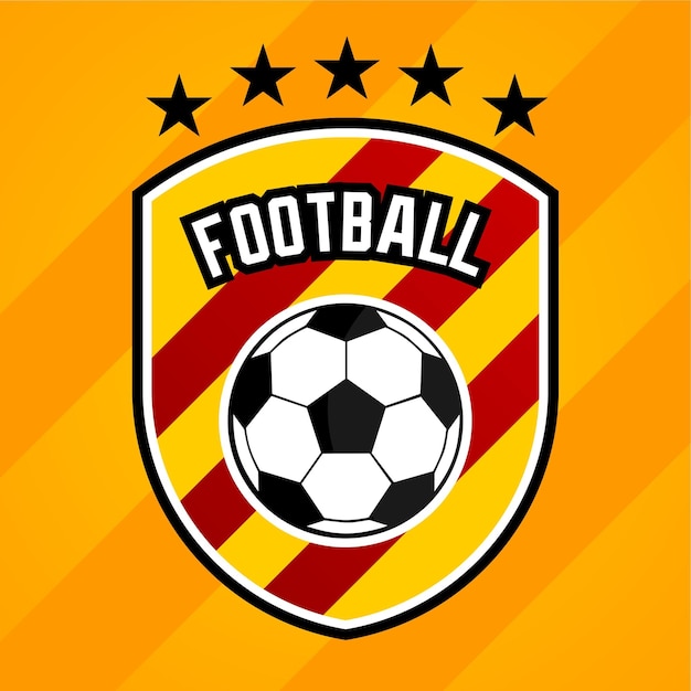 Vector logo de futebol escudo de futebol football logo escudo de futbol