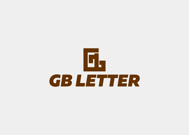 LOGO GB LETRA NOMBRE DE LA EMPRESA