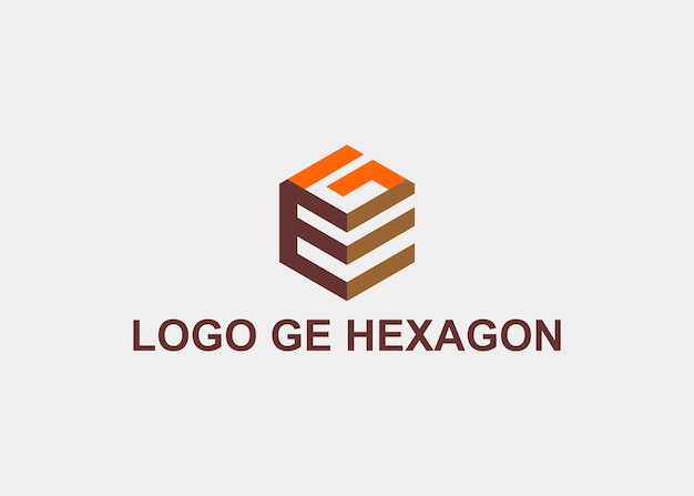 LOGO GE LINE HEXAGON NOMBRE DE LA EMPRESA