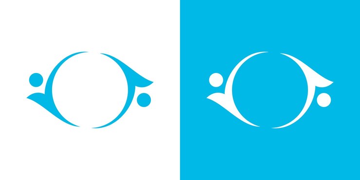 Logo de la gente dos personas bailando logo de dos personas sanas logo