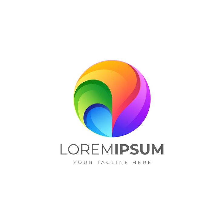 Vector logo gratis abstracto