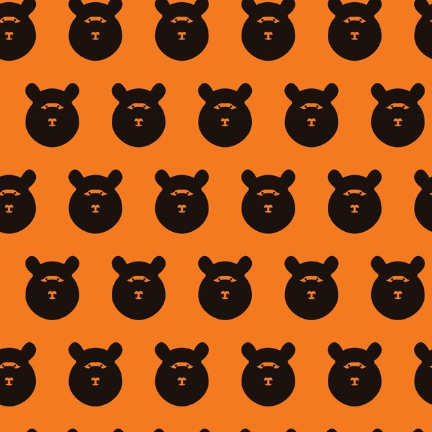 logo icono oso patrón illustrator fondo