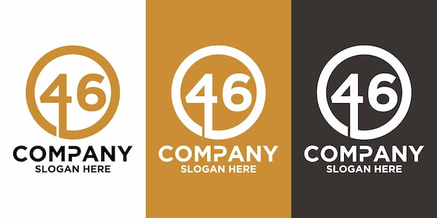LOGO CON INICIAL 4 6 DENTRO DEL CÍRCULO