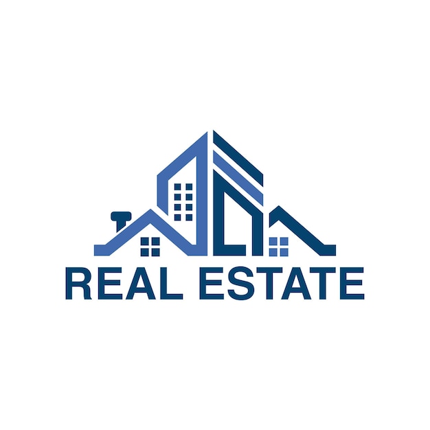 logo inmobiliaria plantilla de diseño
