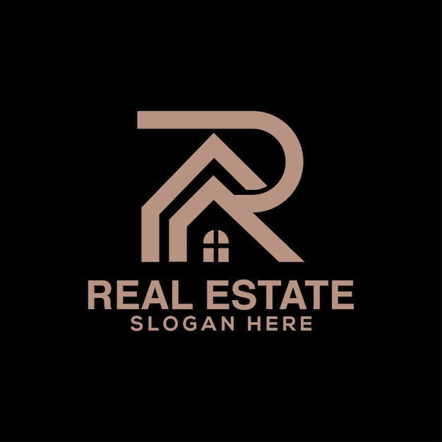 logo inmobiliaria plantilla de diseño